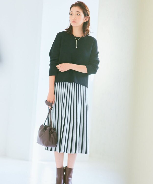 自由区 L 【新色登場・マルチウェイ】リバーシブル ニットセットアップ モノトーン