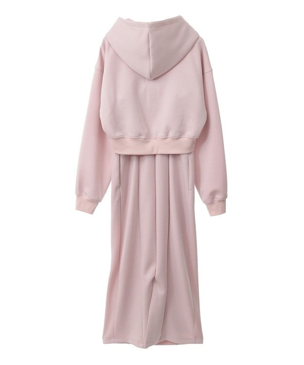 Green Parks ｄａｚｚｌｉｎ　ＳＥＴ２点パーカー＋キャミワンピース Pink