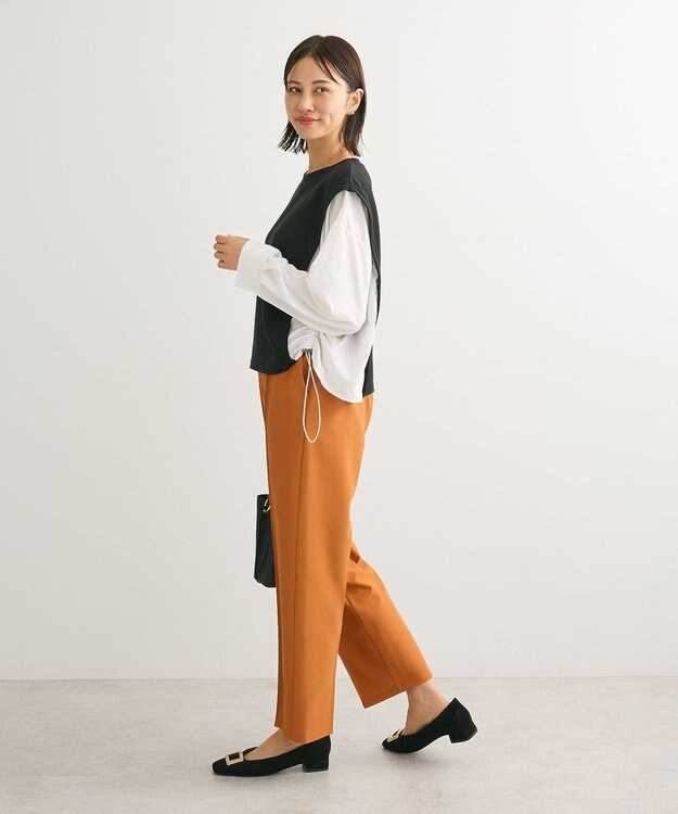 Green Parks らくスレ　ストレートパンツ Orange