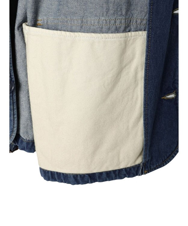 CRAFT STANDARD BOUTIQUE デニムハンティングベスト Ivory