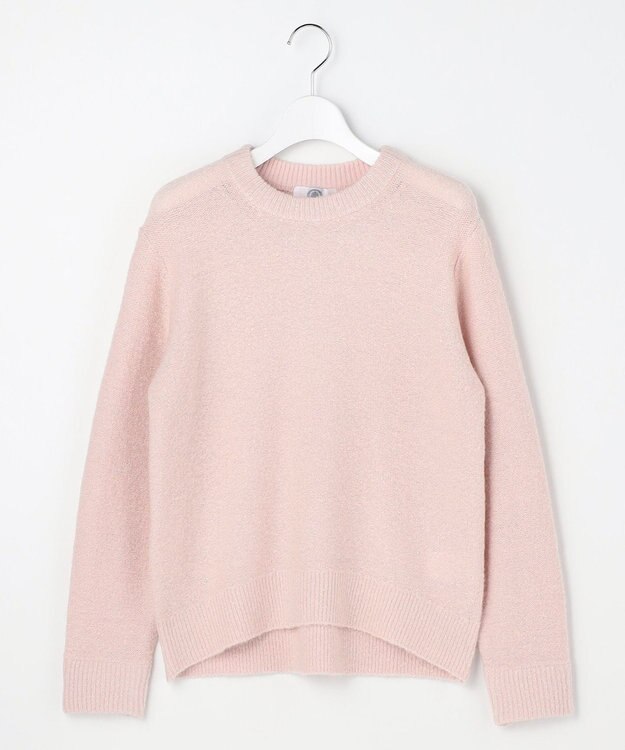 J.PRESS LADIES L SHINE クルーネック ニット ピンク系