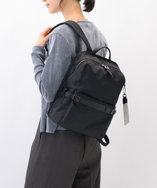 ACE BAGS & LUGGAGE W&.Day/Night リッカ2 スクエアリュック A4サイズ 13.3インチPC収納 19151 ダブルアンドデイナイト ブラック