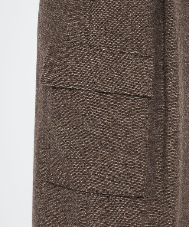 uncrave ネップツイード スカート（uncrave WHITE） ネップブラウン