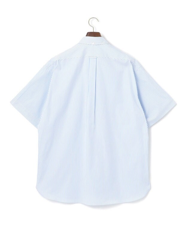 J.PRESS MEN 【AaronChang】【UNISEX】ピンオックス シャツ / バギーフィット サックスブルー系1