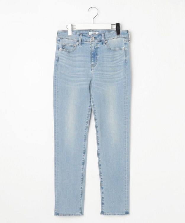J.PRESS LADIES S 【洗える】BASIC STRETCH DENIM スキニー パンツ ブリーチ系