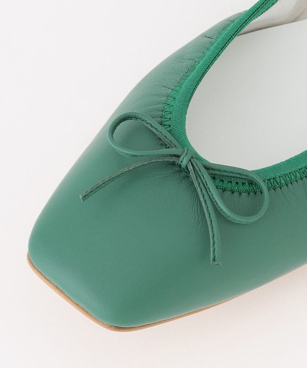 23区 【Oggi4月号掲載】ソフト バレエシューズ グリーン系