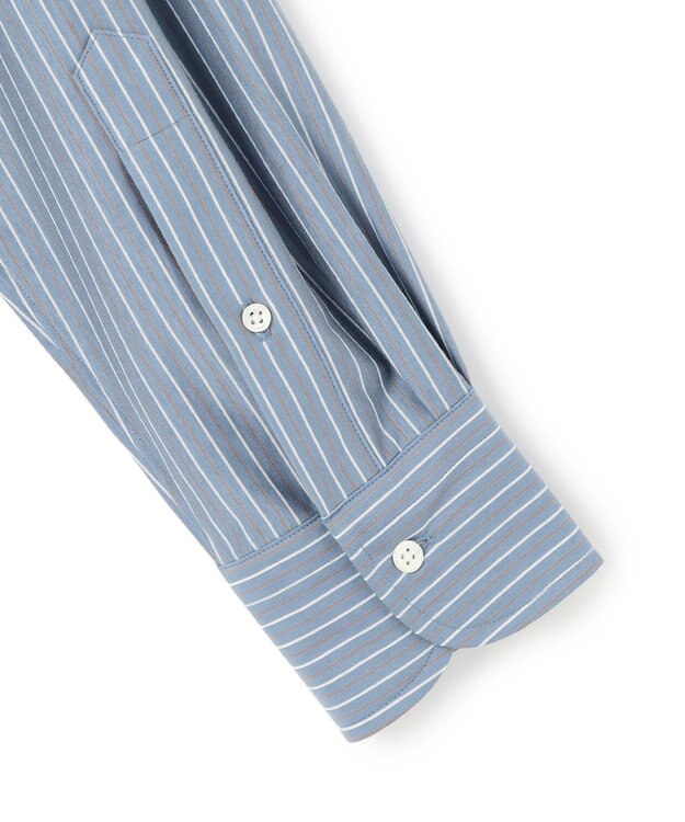 J.PRESS MEN 【KANEMASA JERSEY】ストライプボタンダウン シャツ ダルブルー系1