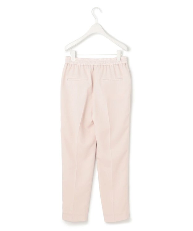ICB L 【新色追加・洗える】 FluidBackSatin ドロストパンツ ピンクベージュ系