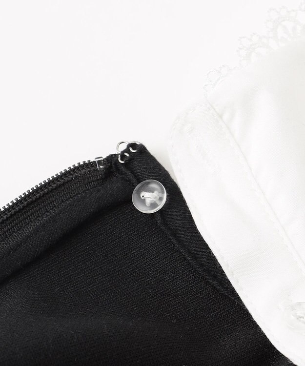 ANY KIDS 襟付きワンピース ブラック