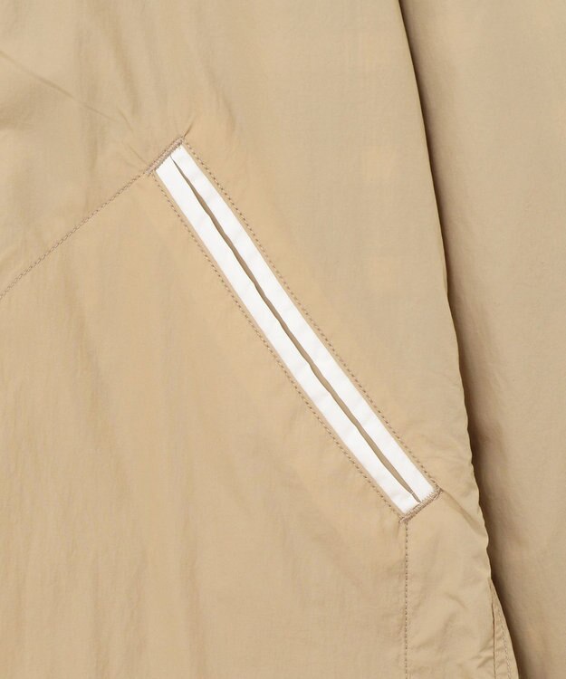 J.PRESS MEN マルチチェック×ナイロンタフタワッシャー リバーシブルシャツ ダークグリーン系3