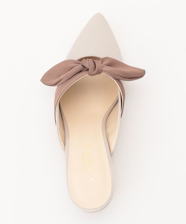 TOCCA RIBBON MULE SANDALS ミュールサンダル ピンク系