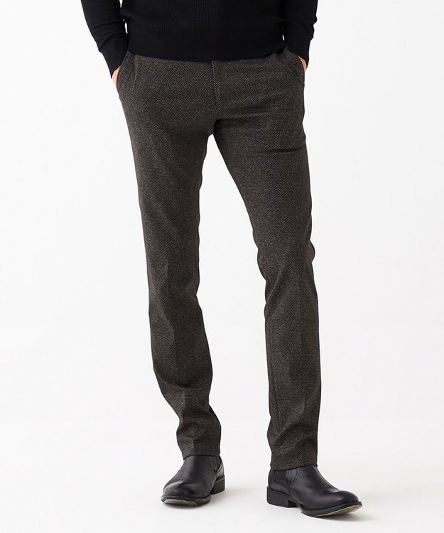 JOSEPH ABBOUD ツィーディジャージー パンツ グレー系7