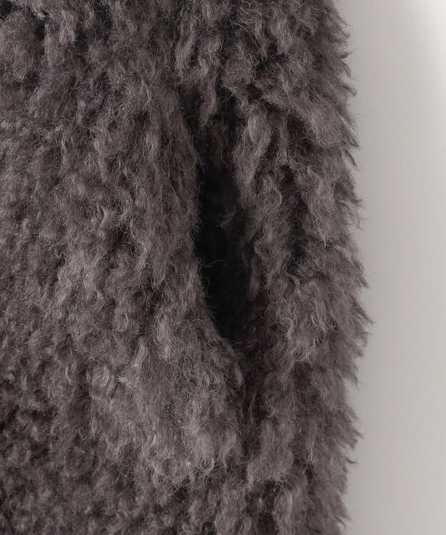 NAVE 【Nave】ニードルボア ミドル ジャケット チャコール系