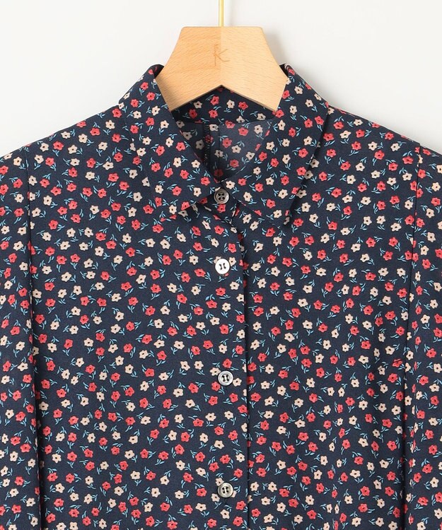 組曲 【洗える】プティフラワージョーゼットシフォン ワンピース ピンク系5