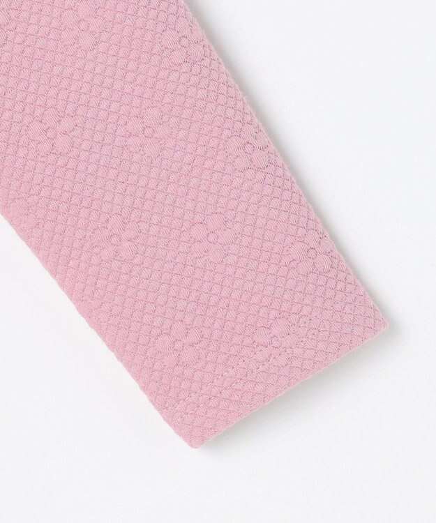 組曲 KIDS 【110-140㎝】フラワーキルト パーカー ラベンダー