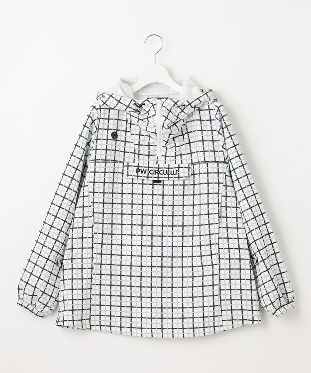 PW CIRCULUS 【WOMEN】プリント ウエスト2WAY アノラック ゴルフウェア レディース ホワイト系5