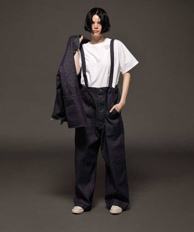 LENO SALOPETTES サロペット INDIGO