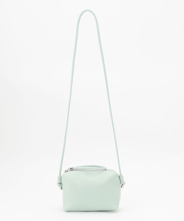 23区 【WEB限定】レザーポシェット ショルダーバッグ ライトグリーン系