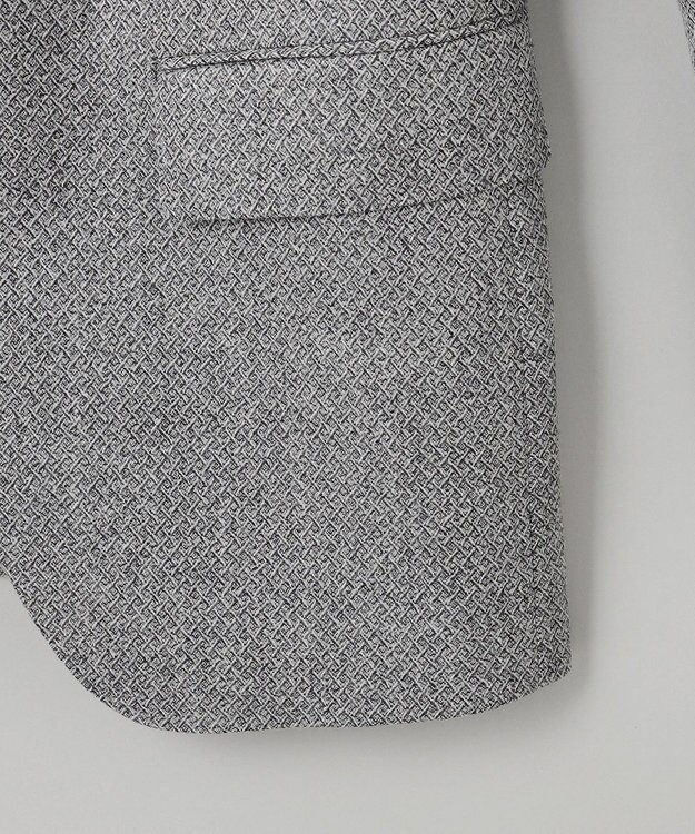 GOTAIRIKU 【DELFINO】ナポリジオメトリックツイード ジャケット_グレー ライトグレー系8