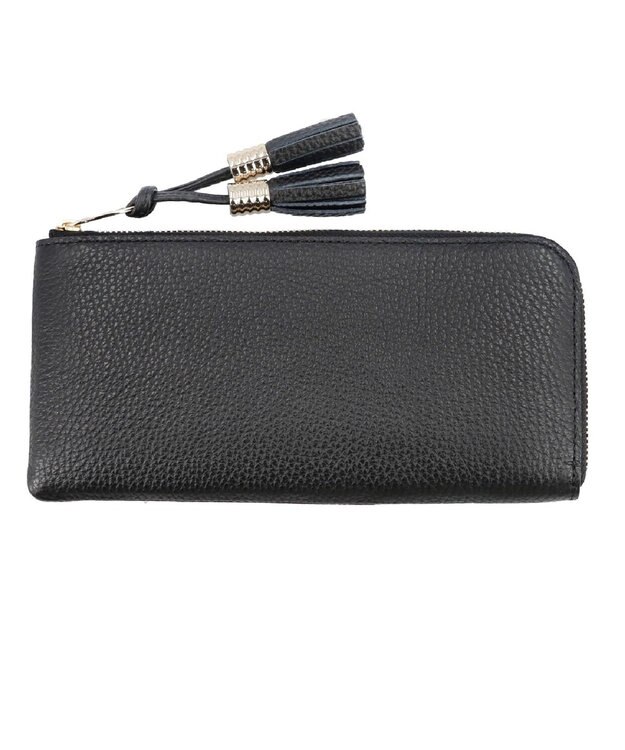 Atelier nuu 日本製 タッセルレザー loop ロングウォレットS ブラック