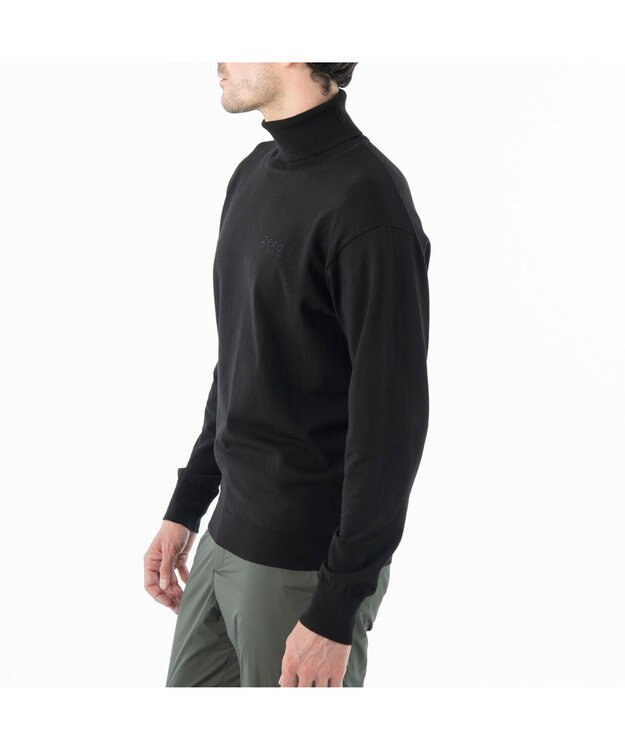 ZERO HALLIBURTON タートルネックニット ZHG-M5A4f 85118 ブラック