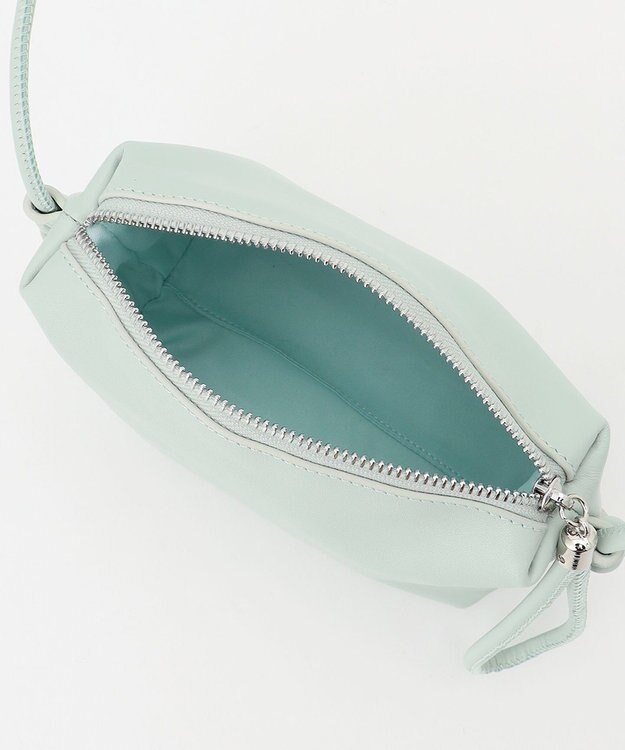 23区 【WEB限定】レザーポシェット ショルダーバッグ ライトグリーン系