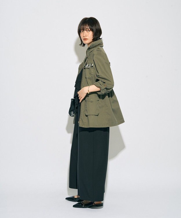 YECCA VECCA 【archive】ビジューミリタリージャケット Khaki