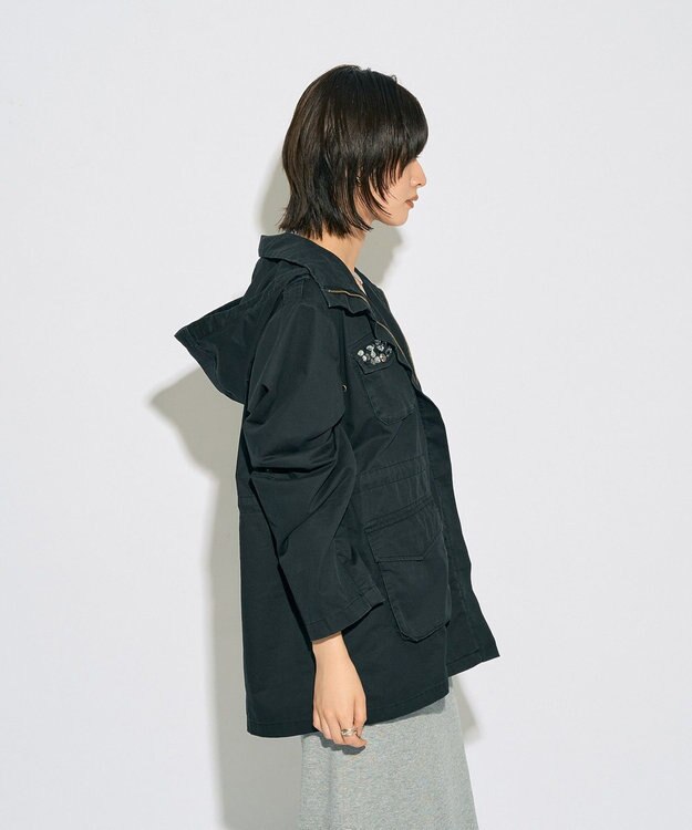 YECCA VECCA 【archive】ビジューミリタリージャケット Black