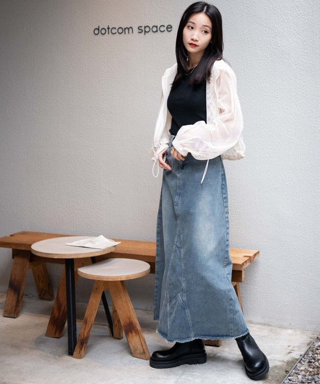 WEGO メッシュパーカー オフホワイト