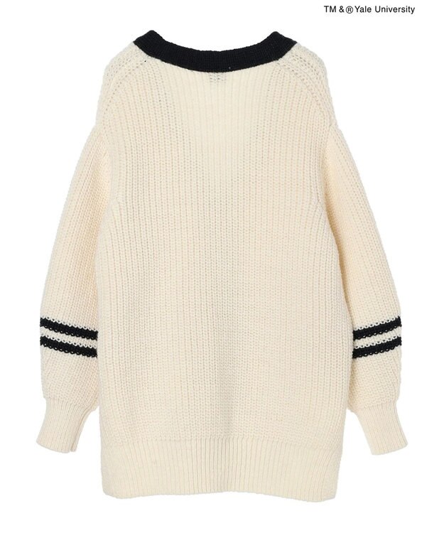 AMERICAN HOLIC ＴＭ＆Ｒ　ＹａｌｅＵｎｉｖｅｒｓｉｔｙニットカーディガン Ivory