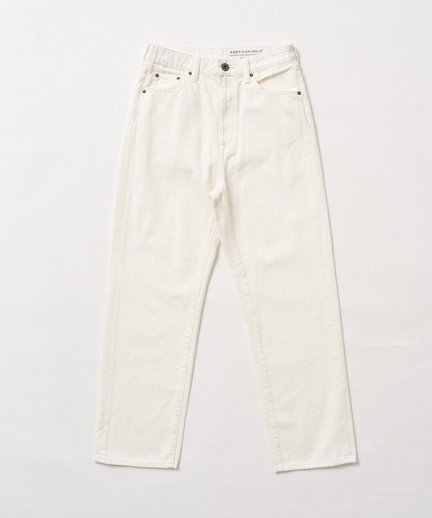 AMERICAN HOLIC ルーズストレートデニム One Wash