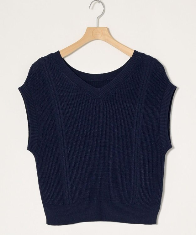 ONWARD Reuse Park 【any SiS】ニット秋冬 ネイビー