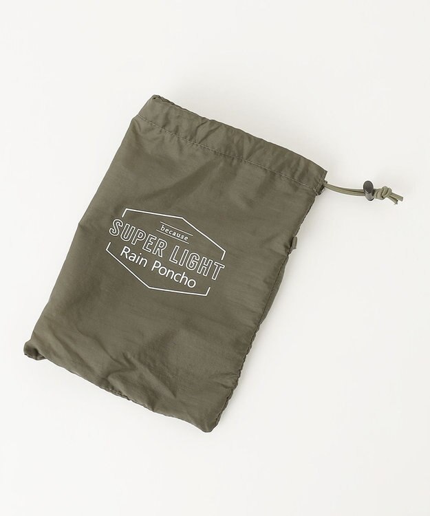 ANY SIS 【WEB限定/撥水】スーパーライトレイン ポンチョ カーキ