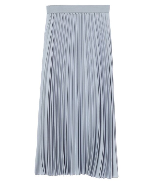 Green Parks プリーツスカート Blue Gray