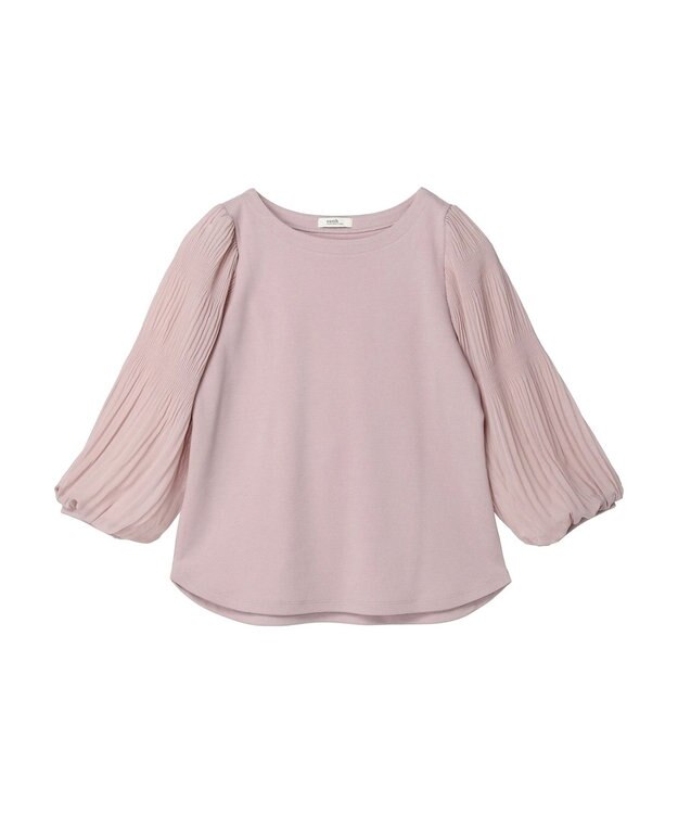 earth music&ecology マジョリカプリーツプルオーバー Grayish Pink