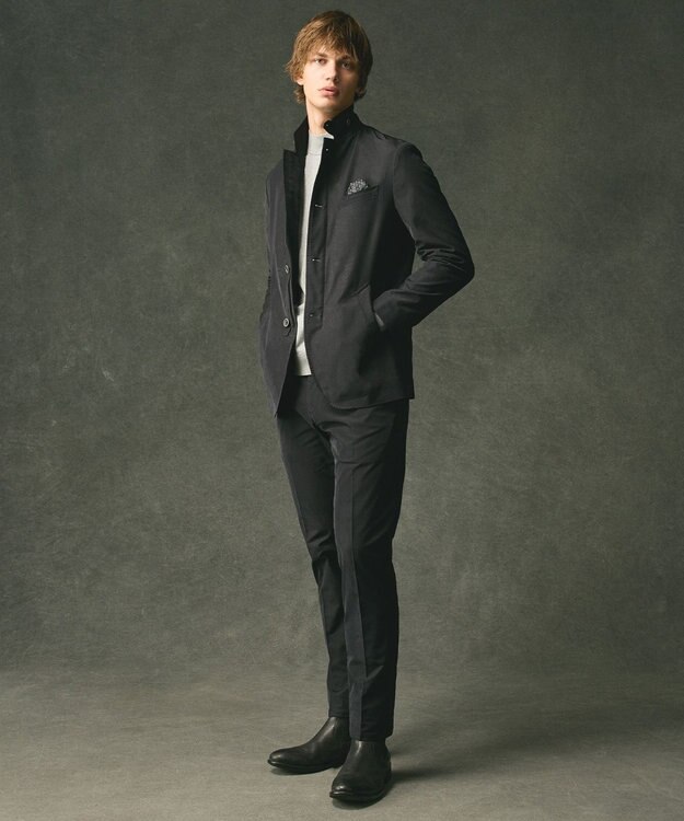 JOSEPH ABBOUD 【チクチクしない/イージーケア/3シーズン対応/サスティナブル】SNOWY モックネックニット ライトグレー系