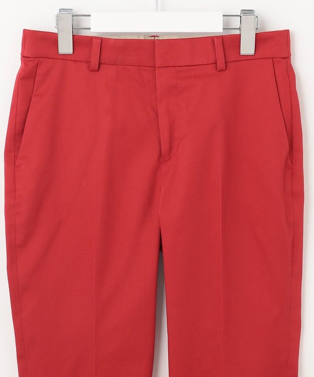 自由区 【接触冷感・吸湿・速乾・XXSサイズあり】COOLMAX テーパードパンツ レッド系