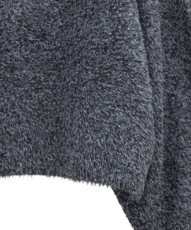 earth music&ecology オフショルフェザーニットプルオーバー Charcoal Gray