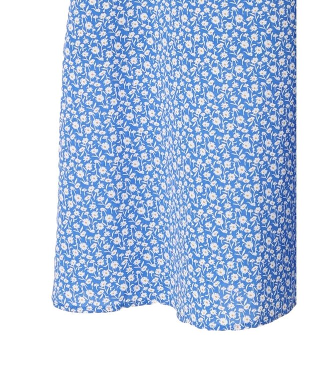 earth music&ecology ちょっとレトロなワンピース Blue