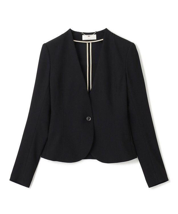 BEIGE， 【S-size】LUIZA / ノーカラージャケット Black