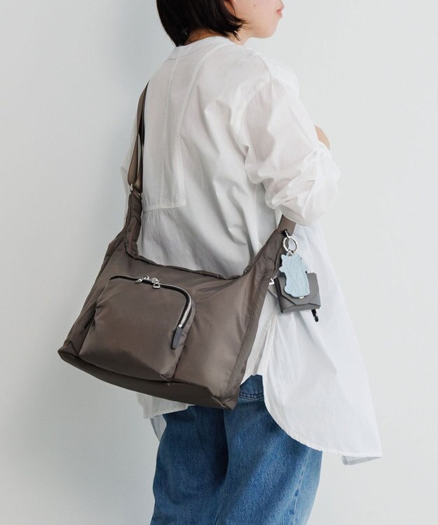 ACE BAGS & LUGGAGE HAyU × ace. フィカス ショルダーバッグ 19103 ハユ チャコール