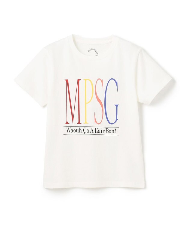 UNFILO 【110-150cm】CLEAN Tee(UNISEX) オフ[カラフルロゴ]