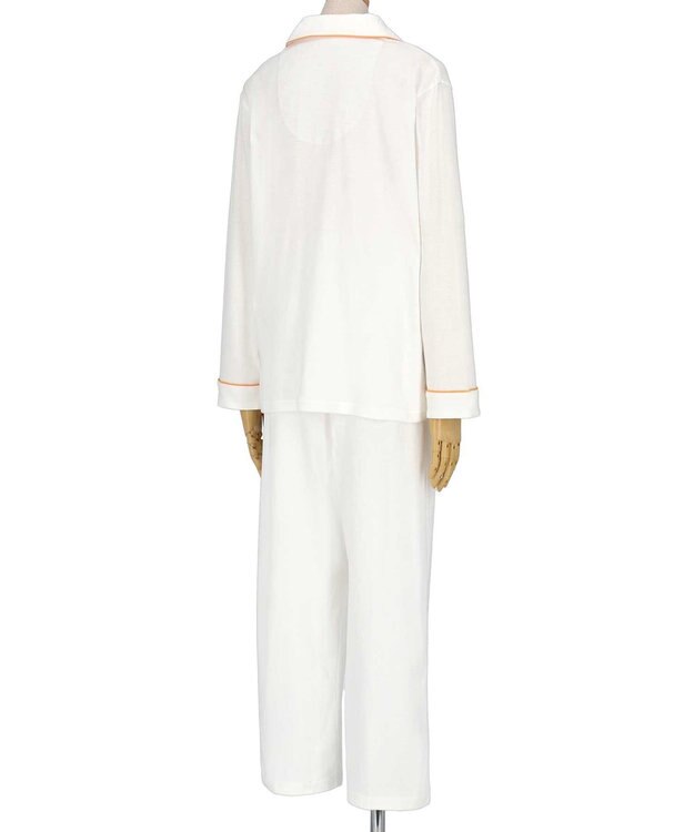 une nana cool 【綿100％】フライスパジャマ　ＭＡＤＥ　ＷＩＴＨ　ＬＩＢＥＲＴＹ　ＦＡＢＲＩＣ WH