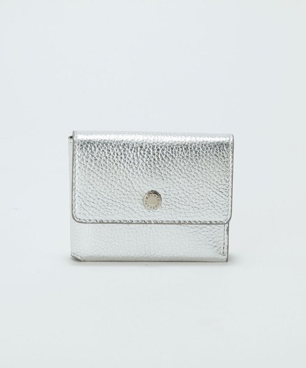 TOPKAPI 【Breath TOPKAPI】ELAN エラン シュリンクレザー 折り財布 /8ポケット/軽量 シルバー