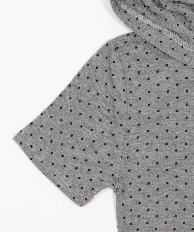 WEGO ヘンリーネックフードT 柄2