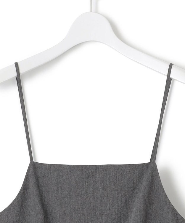 23区 【洗える】ドライ2WAYストレッチ サロペット グレー系