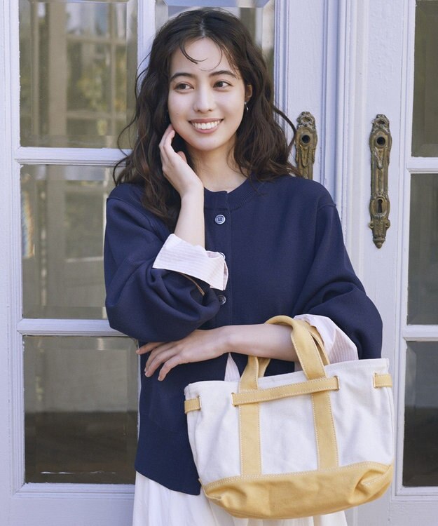 earth music&ecology フェイクレイヤードカーディガン Navy