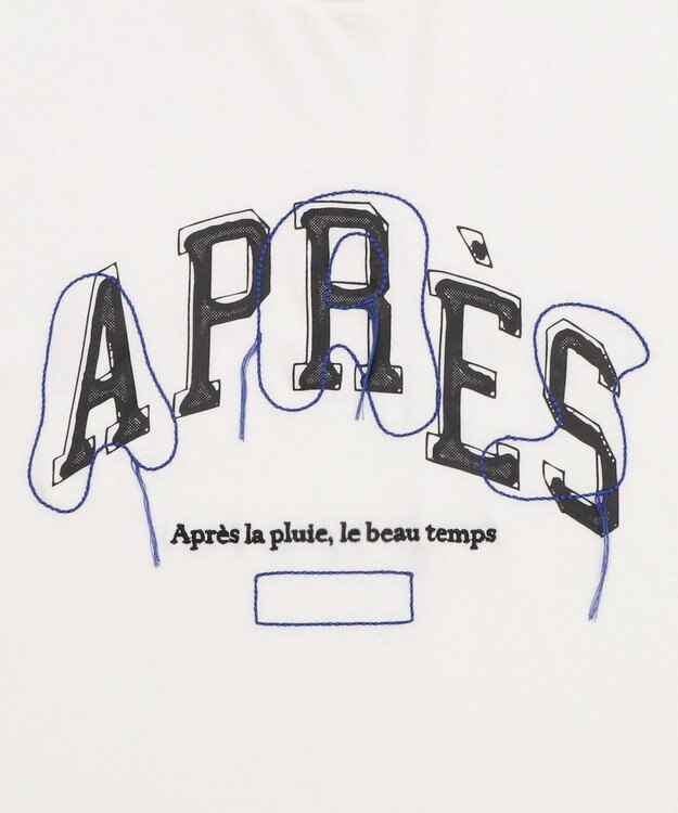 WEGO オフステッチグラフィックT（SS） ホワイト