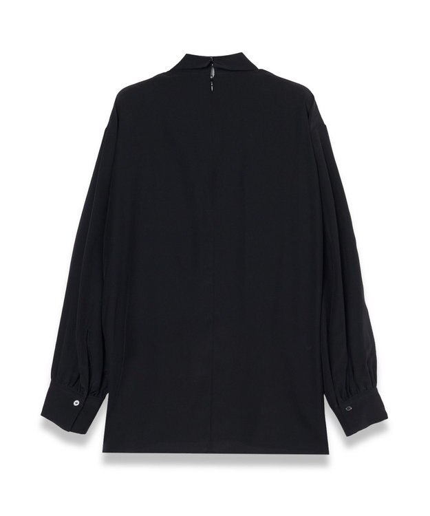 JOSEPH ニューCDC　Vネックブラウス Black