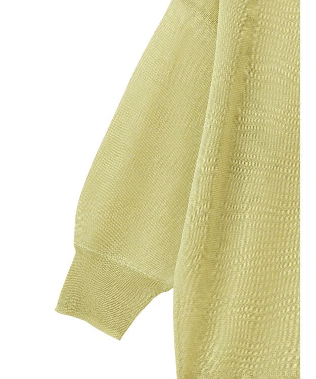 Green Parks ２ｗａｙ　７分袖ブライトシアーニットプルオーバー Green